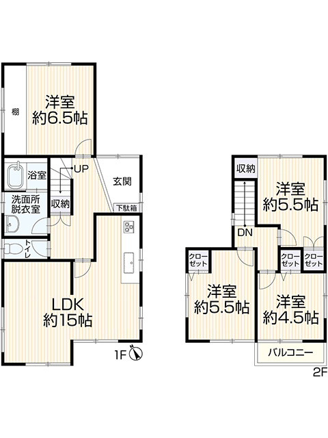 【間取り】の画像