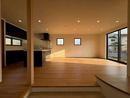 広島市安佐北区深川7丁目　新築一戸建て(全2棟)(JS)の居間・リビング