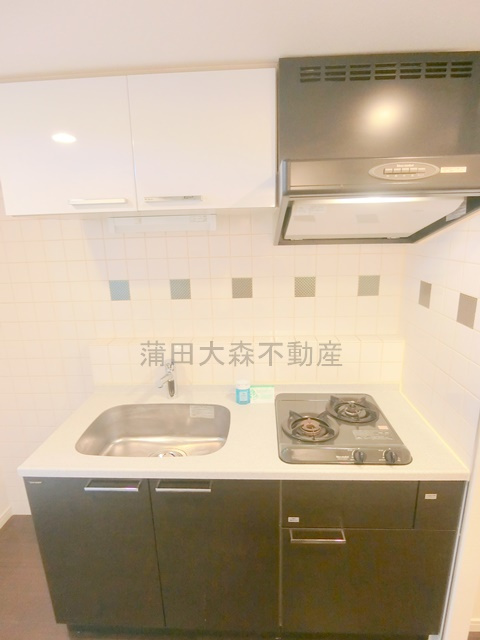 グランドコンシェルジュ蒲田イーストのキッチン|2口ガスシステムキッチン