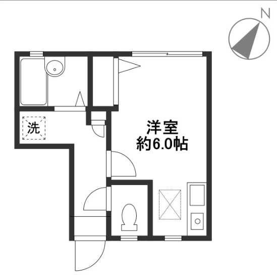 ソフィア　バストイレ別　室内洗濯機置場　学生おすすめの間取り