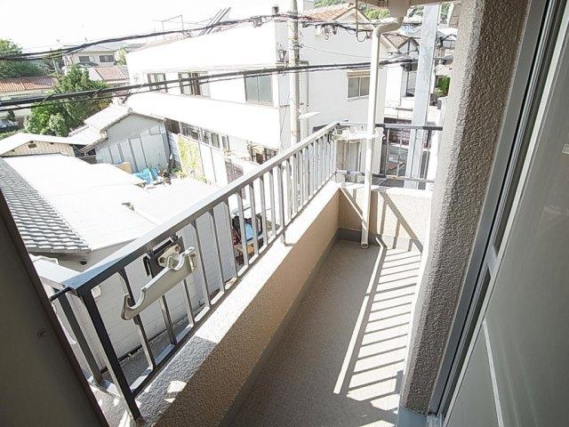 ビラユニオン山の手のバルコニー|日当たり良好２面バルコニー