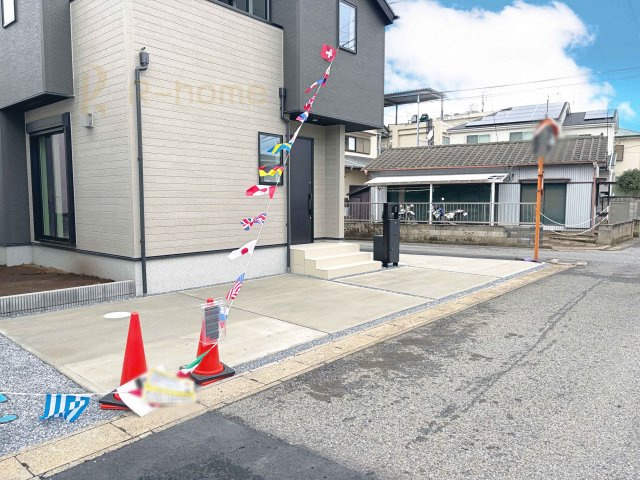 我孫子市東我孫子1丁目第1期　新築戸建て　1号棟の駐車場|カースペースは2台お停めいただけます♪

