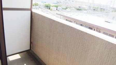 ドエル西船のバルコニー|日当り良好バルコニー