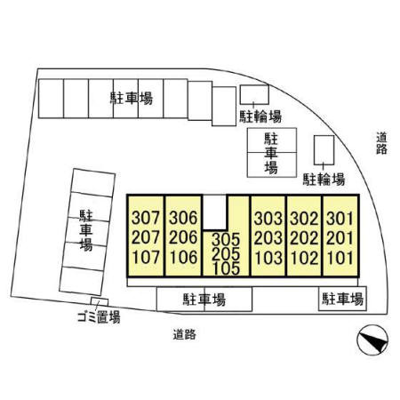 D-Room AKIの区画図