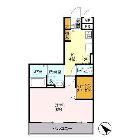 D-Room AKIの間取り