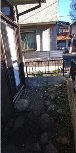 杉並区阿佐谷北１丁目の一戸建ての庭