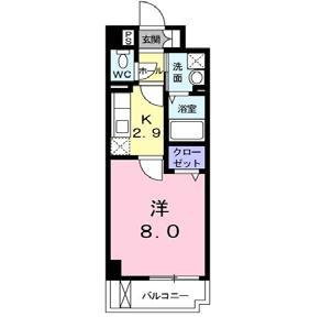 フラットFの間取り