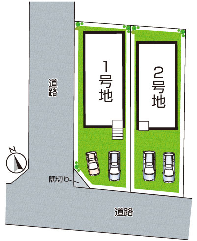 ★29(土)30(日)現地見学可能！★宇治市広野町丸山　全2邸の区画図|全2区画