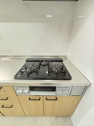 ラ・フォルテ西神中央2番館の設備|お料理が捗る3口ガスコンロ（グリル付き）