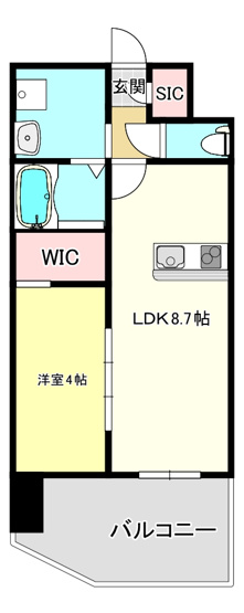 【間取り】 | クローバー・グランデ今里