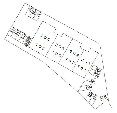 【区画図】 | コーポラス高島新屋敷