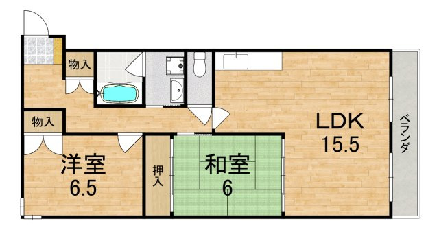 メゾン・デ・アムールの間取り