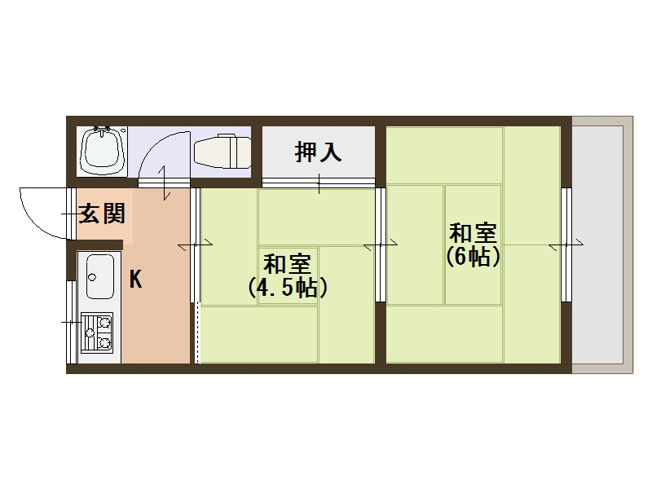 【間取り】 | グロー玉出