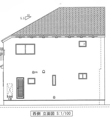 【外観パース】 | 新築　東大沼　小田急線　相模大野駅　横浜線　古淵駅 | 西側　立面図