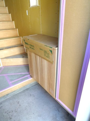 【玄関】 | 新築　東大沼　小田急線　相模大野駅　横浜線　古淵駅 | 2026.4.12撮影　工事中　
