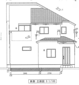 【外観パース】 | 新築　東大沼　小田急線　相模大野駅　横浜線　古淵駅 | 東側　立面図