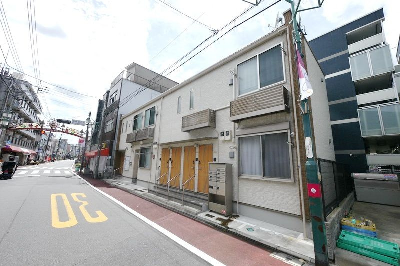 板橋区大谷口北町のアパートの外観