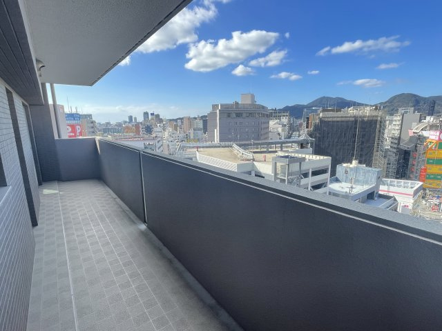 コアマンションネクステージ下通のバルコニー