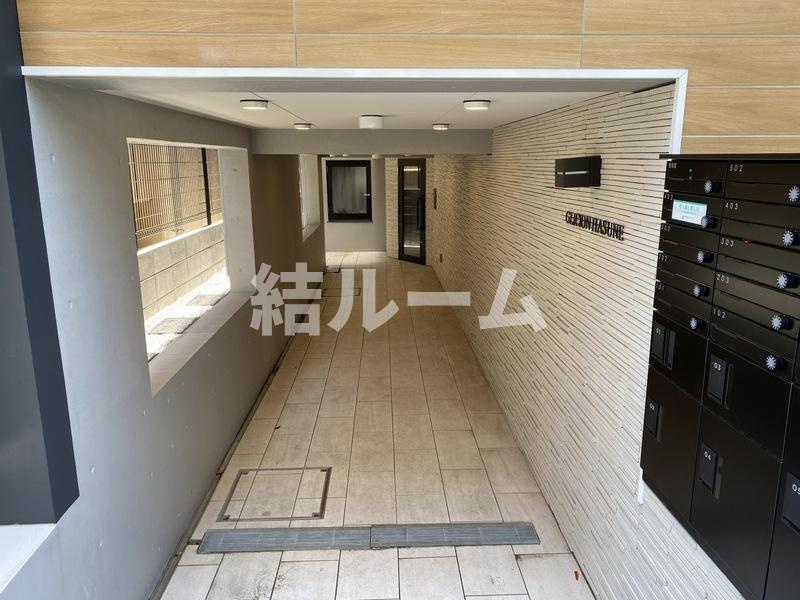 板橋区坂下１丁目の賃貸マンションのロビー