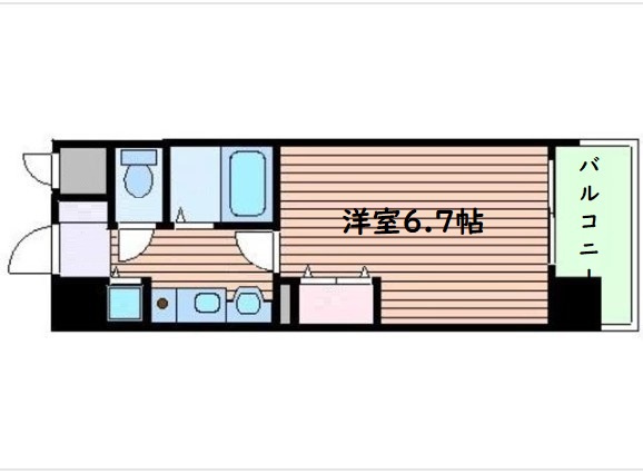 【間取り】 | エイペックス天神橋I