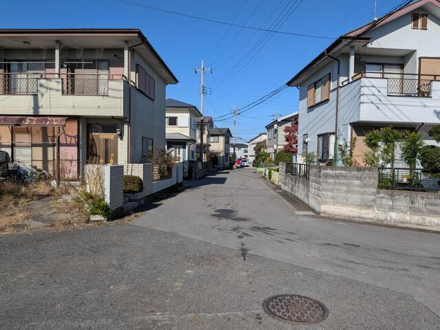 宇都宮市越戸1丁目　158.74㎡　売地の外観|物件から北方向