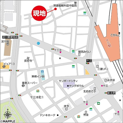 【地図】 | セレニテ十三ミラク