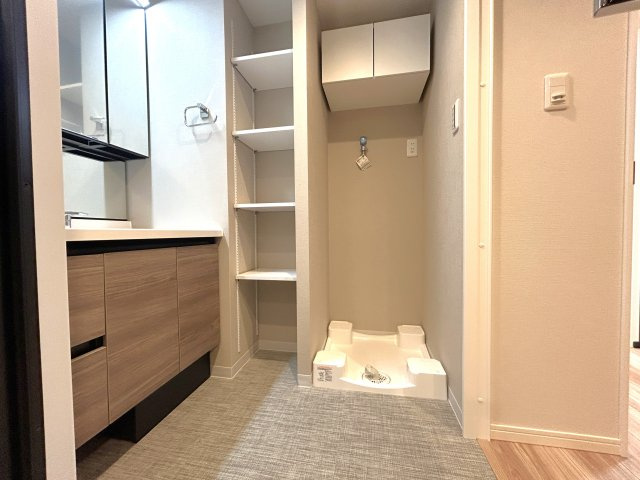 ヴィルヌーブ入谷の脱衣所