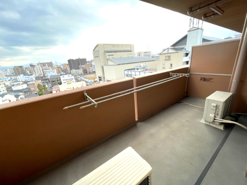 アルファライフ玉藻公園のバルコニー
