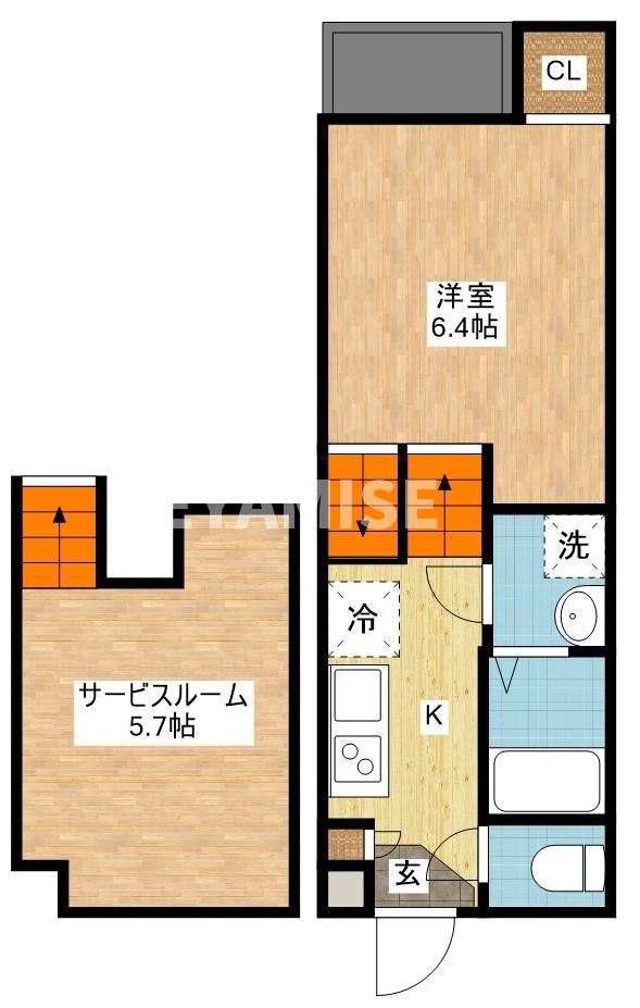 エルモーサの間取り