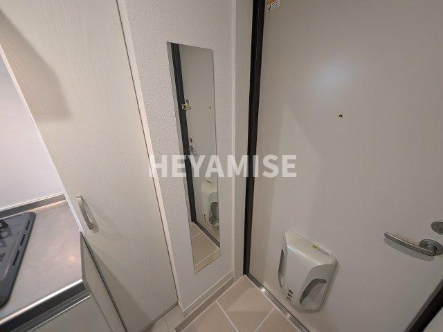 エルモーサの内装|姿見鏡設置　※室内画像は別号室のもの