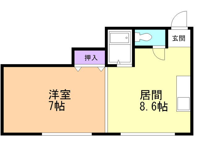 マンションＴの間取り