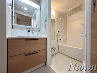 【洗面所】 | ロイヤルカーサ千種 | 使いやすい洗面所