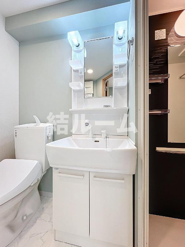 板橋区中台２丁目の賃貸マンションの洗面所