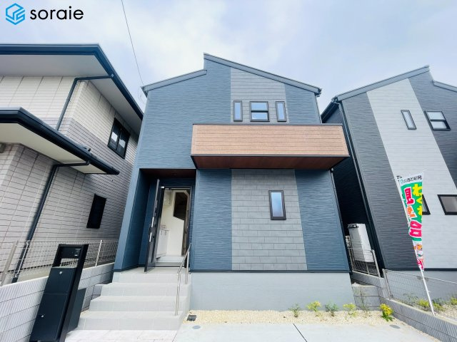所沢市下安松第7　新築戸建て　リーブルガーデンの外観|4/13撮影