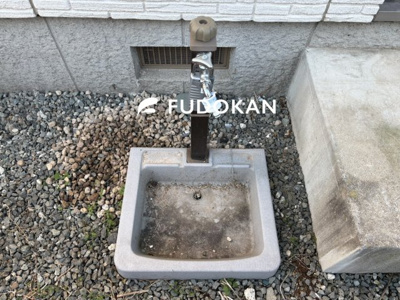 【設備】 | 天童市東久野本二丁目 | 外部水栓。車の洗車や庭の水まきも出来ます。