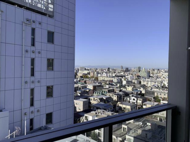 ピアース初台センティアのバルコニー