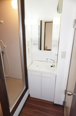 【洗面所】 | ウィスタリアハイツB | ウィスタリアハイツB　独立洗面台