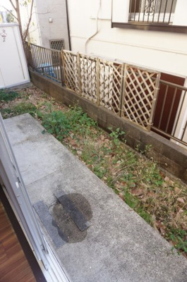 【庭】 | ウィスタリアハイツB | ウィスタリアハイツB　専用庭