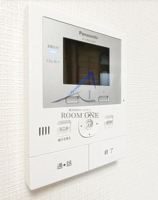 アンビロンＭのセキュリティ|モニター付きインターホンです。