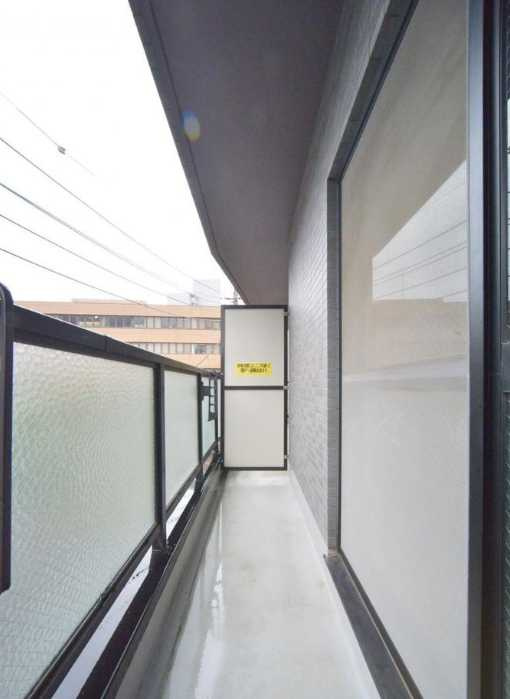 NsFLATS  3方角部屋　オートロック　温水洗浄便座のバルコニー