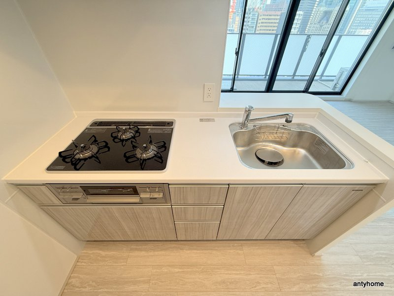 ソルレヴェンテ新梅田　仲介手数料無料のキッチン