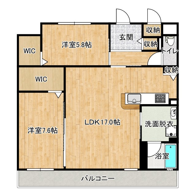 ParquEnteの間取り