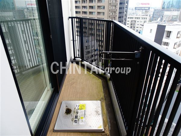 レジディア笹塚Ⅲのバルコニー