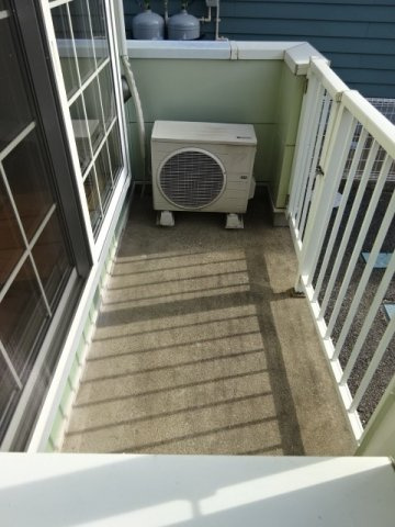 フォンテーヌ・Ⅲのバルコニー|落ち着いた時間を過ごせるバルコニーです