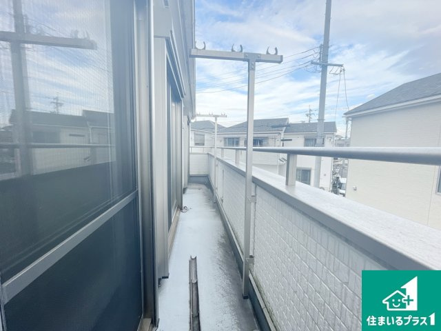 堺市西区山田　中古一戸建てのバルコニー|広々としたバルコニーです