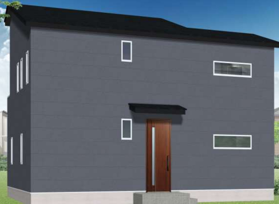 横浜市港南区日野南7丁目 新築戸建て【仲介手数料無料】カースペース5台の外観パース