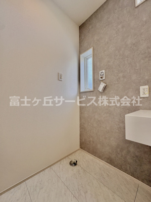 【ランドリースペース】 | 浜松市中央区舞阪町舞阪 2期 新築一戸建て 1号棟 | 洗濯機置き場です