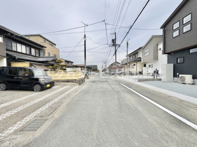 【前面道路含む現地写真】 | 浜松市中央区舞阪町舞阪 2期 新築一戸建て 1号棟 | 前面道路含む現地写真です