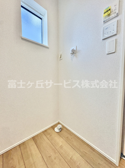【ランドリースペース】 | 豊橋市下地町 新築一戸建て 4号棟 | 洗濯機置き場です