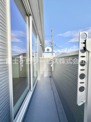 【バルコニー】 | 豊橋市下地町 新築一戸建て 4号棟 | 陽当たり良好なバルコニーです